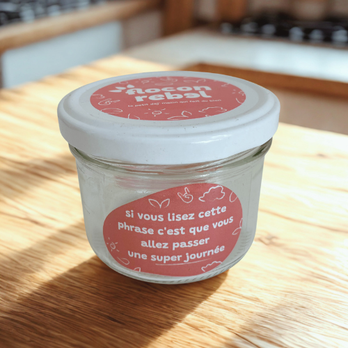 Bocal pour préparation des overnight oats