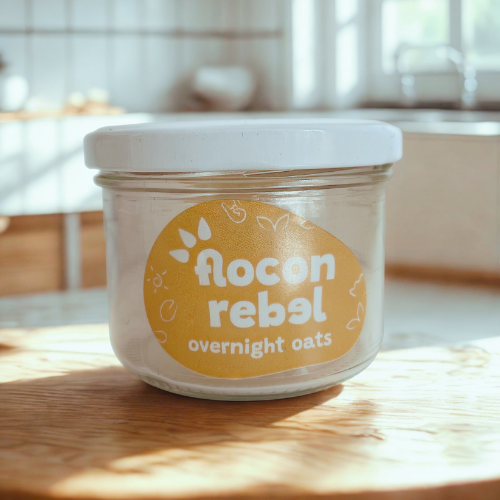 Bocal pour préparation des overnight oats