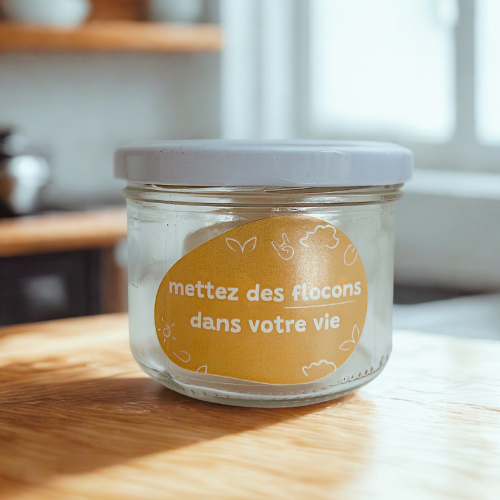 Bocal pour préparation des overnight oats