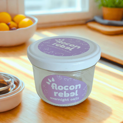 Bocal pour préparation des overnight oats