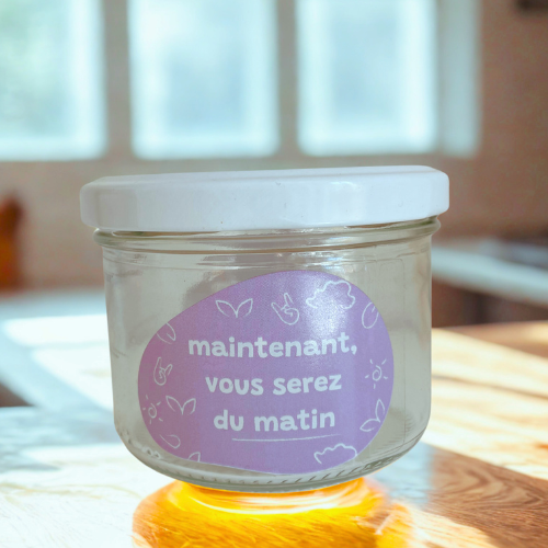 Bocal pour préparation des overnight oats