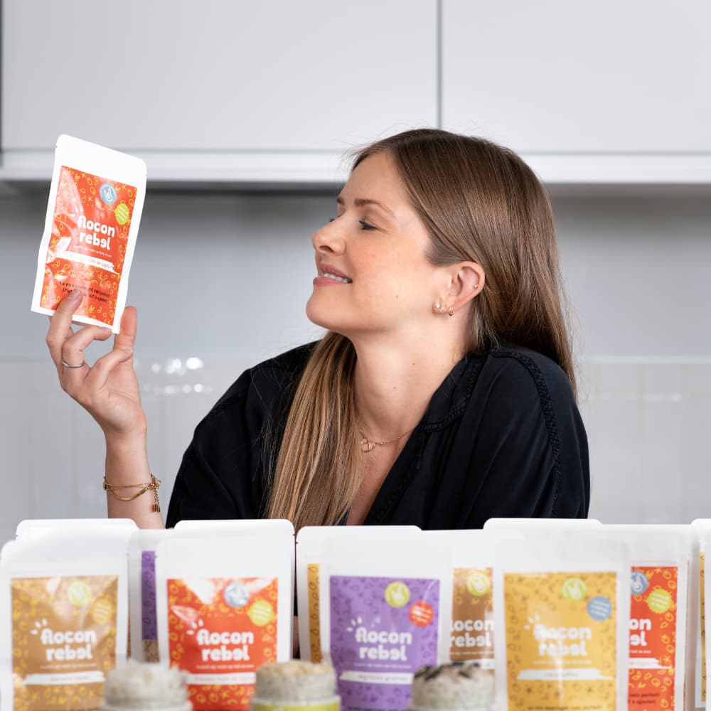 la fondatrice de Flocon Rebel overnight oats porridge sain rapide francais