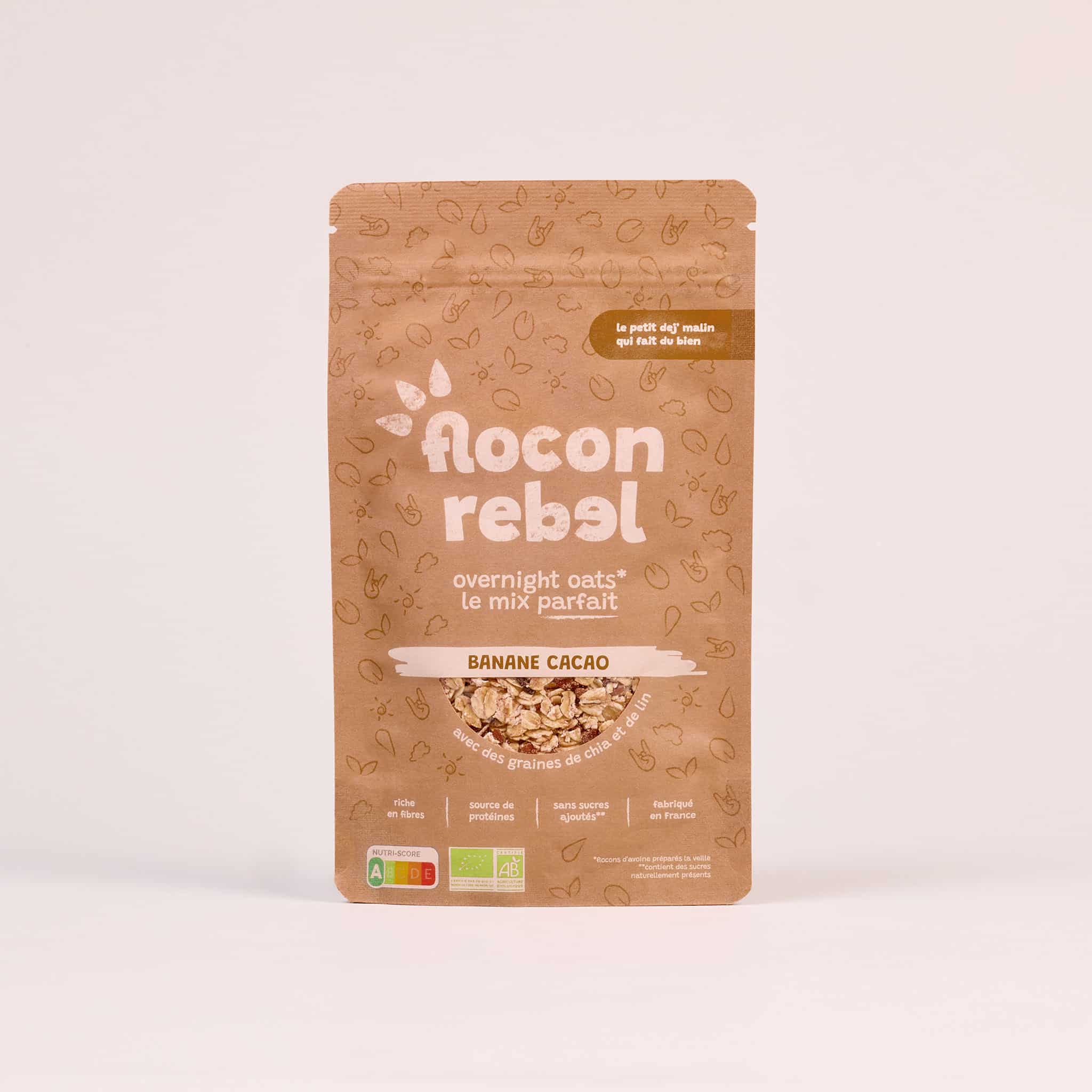Overnight Oats le mix parfait - Banane Cacao