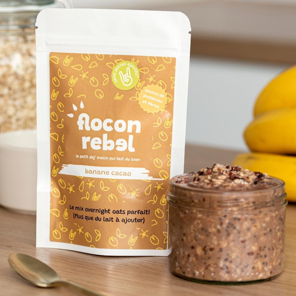 Overnight Oats le mix parfait - Banane Cacao
