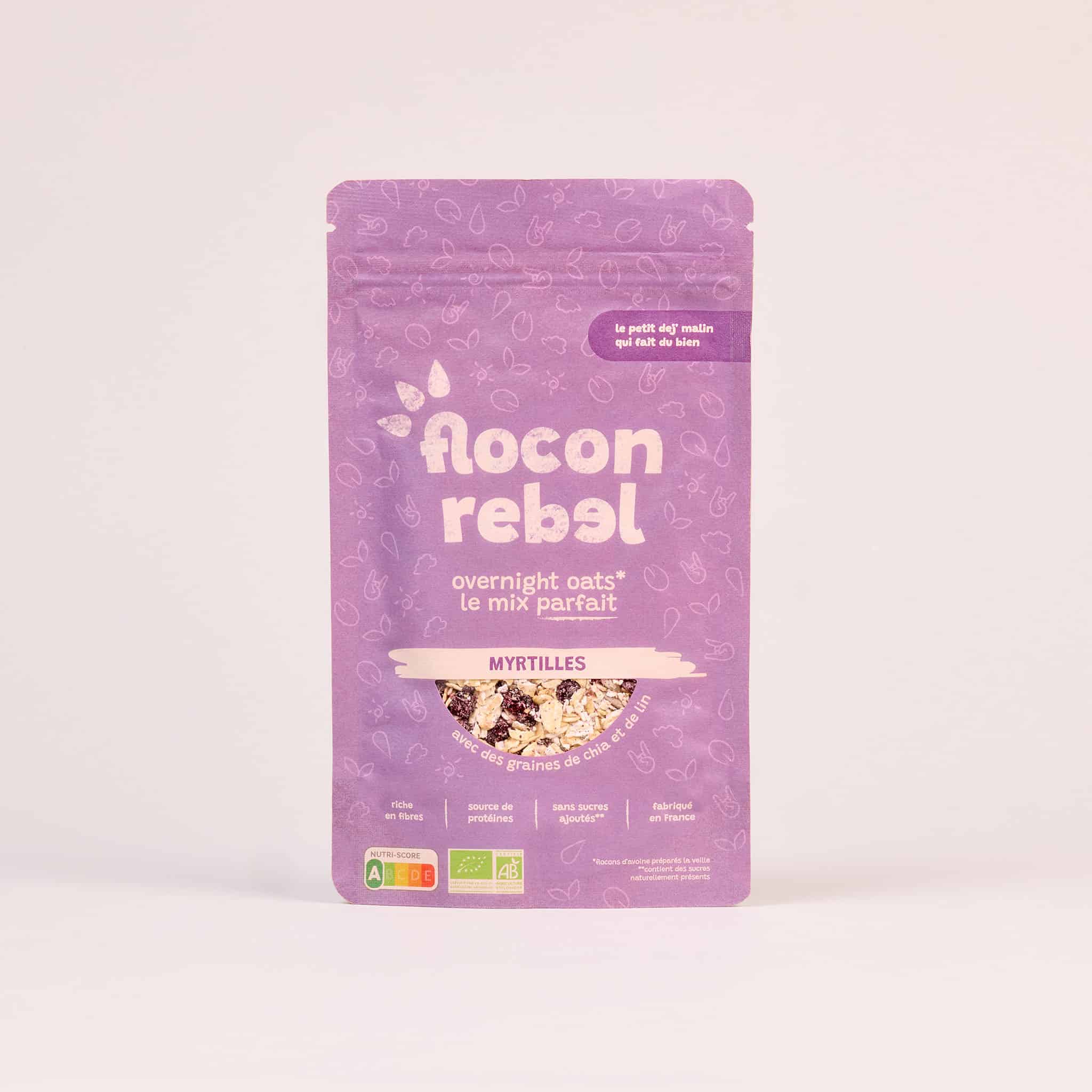 Overnight Oats le mix parfait - Myrtilles