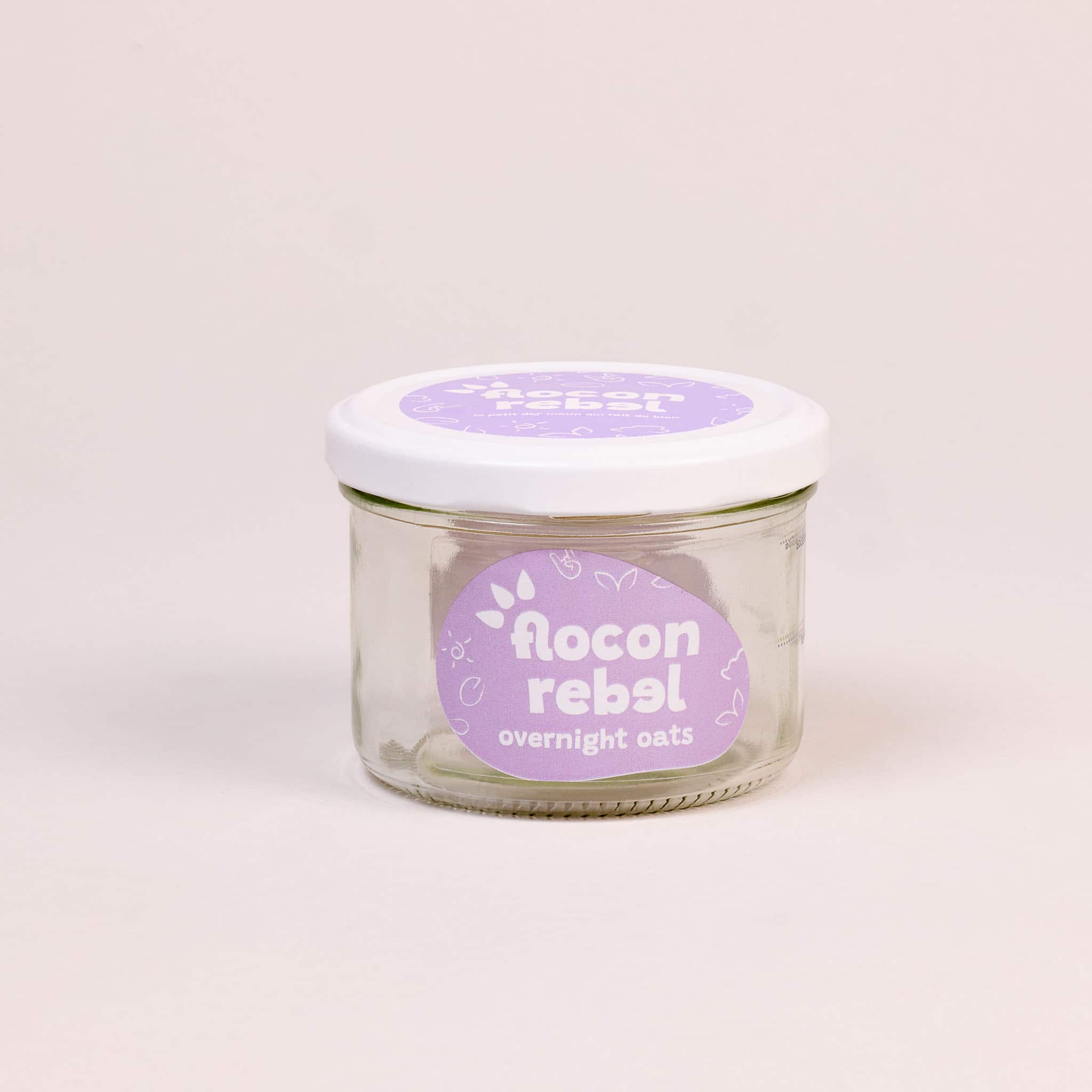 Bocal pour préparation des overnight oats