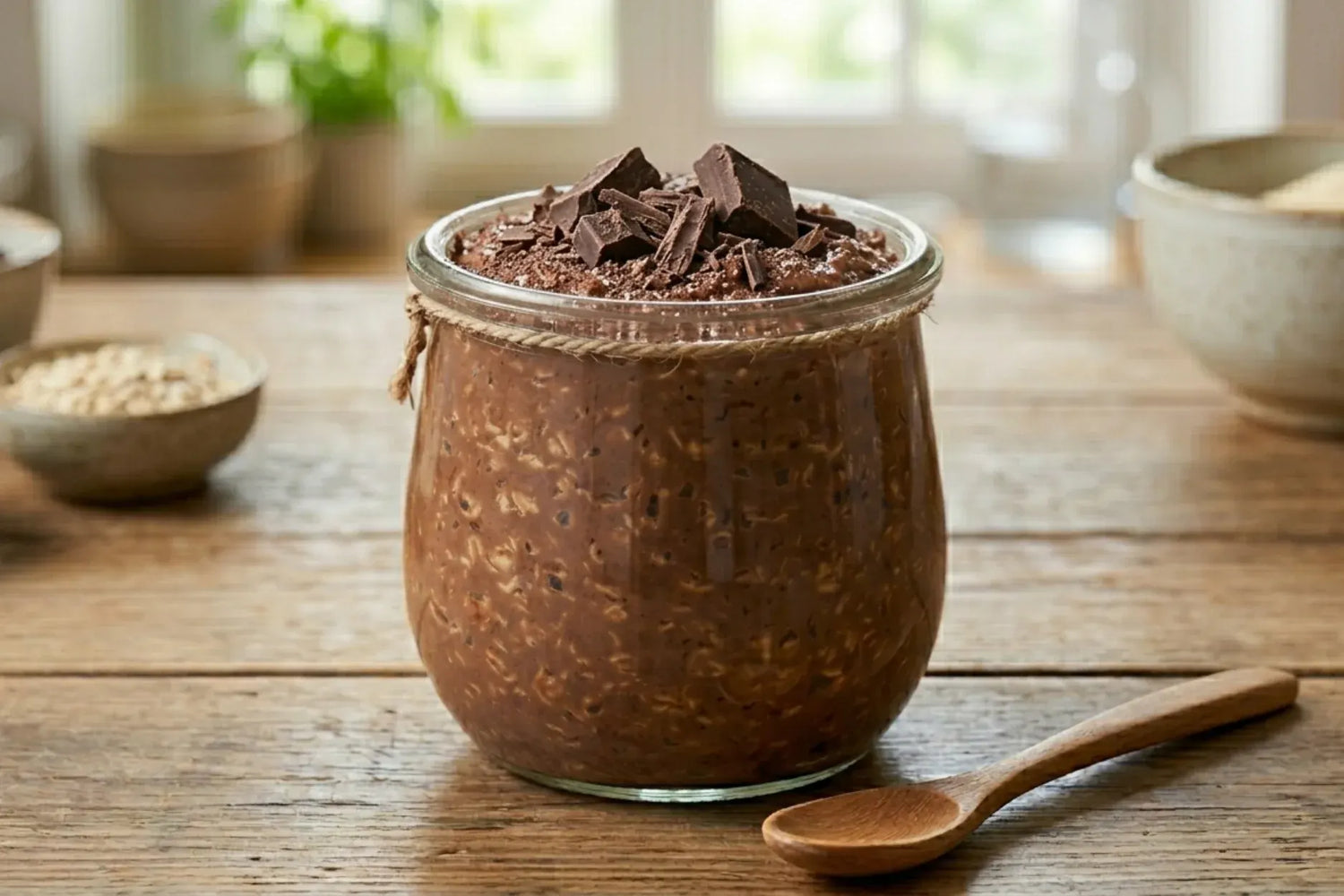 Overnight oats chocolat fondant sans banane