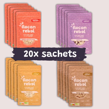 Pack Multi-recettes – 20 petits dej sains et rapide BIO