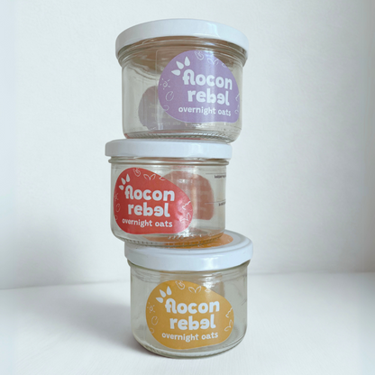 Bocal pour préparation des overnight oats