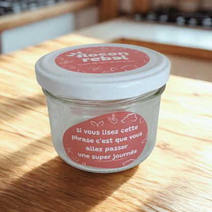 Bocal pour préparation des overnight oats