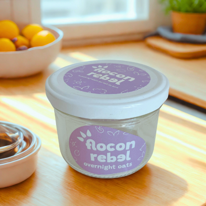 Bocal pour préparation des overnight oats
