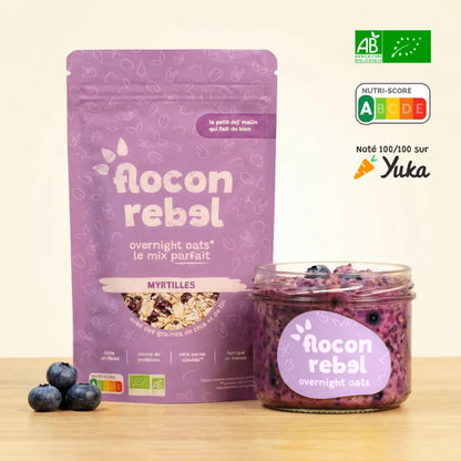 Overnight Oats - Myrtilles Bio (45g)