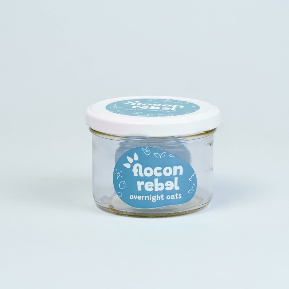 bocal overnight oats blue