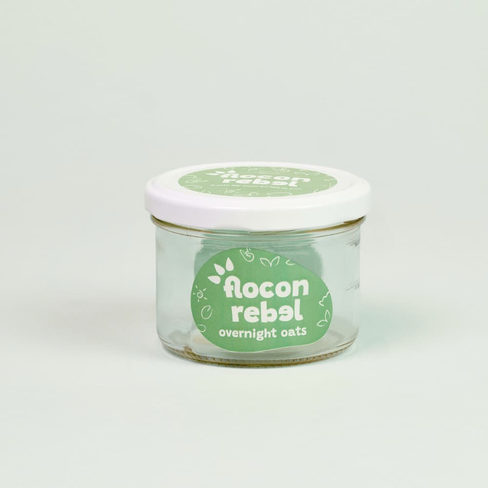 bocal overnight oats green