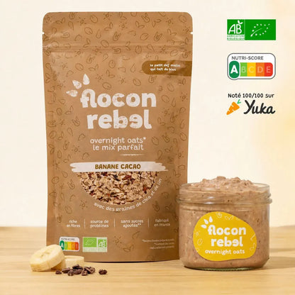 Overnight Oats - Banane Cacao Bio (315g)