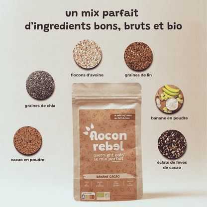 Overnight Oats le mix parfait - Banane Cacao