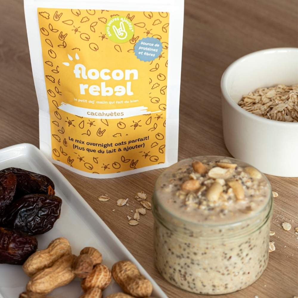 Overnight Oats le mix parfait - Cacahuètes