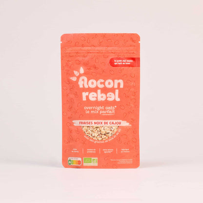 Overnight Oats le mix parfait - Fraises Noix de cajou