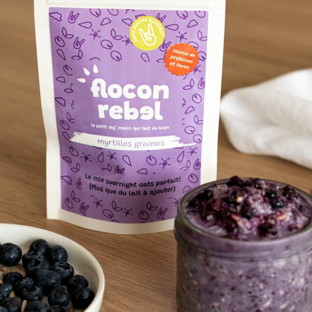 Overnight Oats le mix parfait - Myrtilles