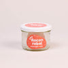 Bocal pour préparation de overnight oats porridge pot en verre avec mesure réutilisable rouge
